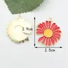 Accesorios de Joyería de Margarita Pequeña en Stock, Joyería Hecha a Mano de Lujo Ligero para DIY, Accesorios de Joyería Esmaltados de Alta Gama para Cruce de Fronteras