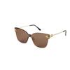Gafas de Sol Retro Advanced Sense Montura Ovalada Gafas de Metal Gafas Anti-UV 139 90286