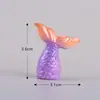 Serie de playa y océano: adorable sirena, cola de ballena, velero, yate, faro y delfín artesanías y adornos de resina