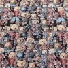 Tela jacquard de oso de 320 g, fina, de doble hilo, de poliéster y algodón, teñida en hilo, para sofás y equipaje, disponible en stock.