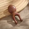 Pente de Massagem de Cinco Dentes Sândalo Terapia de Penteamento de Meridianos Massagem Raspagem Dragagem Pente de Dentes Largos Pente de Meridianos Portátil