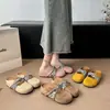 Suela suave engrosada~Pantuflas Birkenstock modelo nuevo 2026 suela gruesa verano exterior vintage zapatos Birkenstock mules de punta cerrada