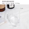 Vela de Aromaterapia DIY Feita à Mão Copo Vazio de Vidro Vidro Fosco Preto e Branco Transparente Copo de Cera DIY Recipiente para Vela Caseira