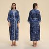 Nueva Bata de Dormir Kimono de Manga Larga Larga Holgada y Cómoda con Estampado para Mujer Ropa de Casa Wp3982