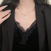 Collar de perlas de azúcar de lujo estilo francés para mujer, elegante y de alta gama, con cadena de clavícula y diseño de nicho, combinable con todo.
