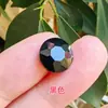 [1440 PCs] Broca de concha para celular com strass e flor de gema redonda pontiaguda, acessórios para roupas, broca de unha pontiaguda