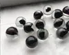 90 Peças 16mm contas de vidro roxa transparente em formato de pétala 1.6cm bola de flor preta 16mm brinquedo de damas 500g