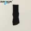 Calcetines Zobaren de Algodón de Xinjiang de Cinco Dedos para Mujer, Calcetines de Media Pantorrilla, Algodón Puro, Antibacterianos, Resistentes al Olor, Dedos Separados, Deportivos Largos, Venta al por Mayor para Mujer