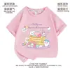 Nueva Camiseta de Manga Corta de Verano con Dibujos Animados para Niños Mayores, Camiseta Elegante de Media Manga de Verano de Moda