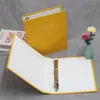 Álbum de Cinta de Red Hueca Tarjeta de Muestra de Color de Cuerda Tarjeta de Cuerda Carpeta de 3 Agujeros Álbum en Blanco