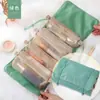 Bolsa de Maquiagem Multifuncional Portátil para Viagem Bolsa de Armazenamento de Artigos de Higiene Pessoal Simples Impermeável Quatro em Um Bolsa de Armazenamento de Cosméticos Feminina
