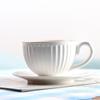 Taza vintage vintage Taza de café de cerámica cruda estilo japonés Juego de taza y platillo de café para té de la tarde de cerámica estilo europeo