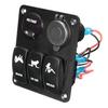 Pacote Combinado de Painel de Superfície com Tensão e Interruptor Basculante On-Off para Barco, Veículo e Trailer Modificado