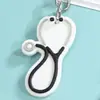 Colgante llavero gancho para mochila escolar de medicina popular PVC pegamento suave Joyería DIY Llavero regalo Amazon venta al por mayor