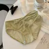 Compartiendo Estilo de Pesca de Gama Alta~Tanga Sexy de Encaje con Hebilla Recortada Francesa de Cintura Baja Pura Pasión para Mujeres