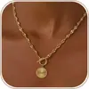 Amazon Fashion Colar com Pingente de Coração Personalizado para Mulheres Hip Hop Joias Versáteis Estilo Tendência Transfronteiriço Europeu e Americano Colar