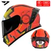 Casco de Motocicleta Certificado Dot para Hombres y Mujeres, Casco Integral Ad para Todas las Estaciones, Casco Cálido y Seguro con Certificación 3C