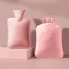 Bolsa de Água Quente Cheia de Água, Bolsa de Água Quente Grande de Pelúcia Fofa para Aplicação na Barriga, PVC Cheio de Água, Aquecedor de Mãos Grande à Prova de Explosão para Aplicação na Cintura