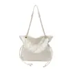 Bolso tote acolchado pequeño muy elegante inspirado en Chanel para mujer, nuevo modelo 2026, diseño único, adecuado para ir al trabajo, bolso de hombro