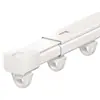 Riel de Cortina Retráctil, Riel de Aleación de Aluminio Silencioso y Suave, Exportación Directa de Fábrica para Amazon Transfronterizo