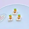 Acessórios Crocs flores de sapato desenho animado DIY acessórios de resina presilhas de cabelo capas de celular chaveiros enfeites DIY materiais artesanais