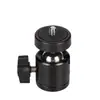 Mini Rótula de Metal con Rotación de 360 Grados, Tornillo de 1/4 Trípode Universal para Cámara Rótula Universal Rótula Pequeña