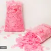 Quarto de Casamento Confissão de Noivado Decoração Romântica Suprimentos Rosa de Casamento Pétalas Vermelhas Falsas de Tecido para Espalhar