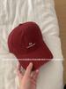 Gorra de béisbol de nicho, nueva, sencilla, con gran circunferencia de cabeza y cara pequeña, gorra de moda coreana, gorra de lengua de pato americana que combina con todo.
