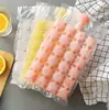 Saco de Gelo Descartável Criativo Saco Molde para Cubos de Gelo Auto-Selante Saco Molde Selado para Cubos de Gelo Saco Caixa de Gelo de Maracujá