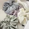 Scrunchie de Cetim Preguiçoso Estilo Coreano com Estampa Floral, Prendedor de Cabelo de Alta Qualidade, Acessório de Cabelo Moderno e Versátil