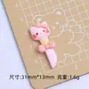 Colher Gatinho Fofa Brinquedo Alimentar Desenho Animado Artesanal Acessórios de Joias DIY Resina Cola de Creme Pequenos Acessórios Material para Presilha de Cabelo
