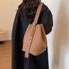 2023 novo estilo coreano moda viajante grande capacidade bolsa feminina Mori bonito simples casual balde bolsa de ombro sentido