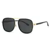 Nuevas Gafas de Sol Polarizadas de Doble Puente Metálicas para Uso de Día y Noche para Hombres, Gafas de Sol de Alta Gama para Proteger del Sol para Conducir