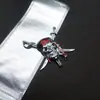 Pegatina Metálica 3D Pirata Personalizada Cabeza de Calavera Pegatina para Coche Pegatina de Decoración para el Cuerpo del Capitán Jack Pegatina Trasera Creativa