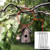 Ganchos para Abrigos y Sombreros Transfronterizos, Ganchos en Forma de S para Árboles Alimentadores de Pájaros, Ganchos Largos para Accesorios de Coche, Almacenamiento Metálico para Utensilios de Cocina