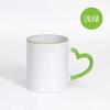 Caneca Personalizável em Formato de Coração com Transferência de Calor que Muda de Cor Caneca Revestida Caneca com Logo Imagem Presente de Feriado