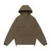 Nueva chaqueta tres-prueba para hombre, ropa de trabajo de otoño, sudadera con capucha deportiva de moda, chaqueta de exterior para hombre, cortavientos para hombre