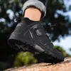 Sapatos de caminhada masculinos outono ao ar livre impermeáveis antiderrapantes canteiro de obras trabalho tamanho grande trabalho trabalho proteção do trabalhador sapatos da moda comércio exterior transfronteiriço