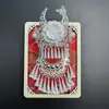 Pequeno Ímã de Geladeira Chapéu de Prata Aldeia Miao Qianhu Guizhou Exquisito Souvenir de Viagem Étnico Miao Presente Criativo Estilo Étnico
