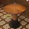 Mesas y sillas comerciales para tabernas y restaurantes, restaurante de té retro, mesas y sillas para salones privados de hotel, mesas y sillas de bar estilo americano, sillas de madera maciza