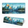 Alfombrilla de Ratón Extendida Estilo Antiguo Paisaje Extra Grande Oficina Antideslizante Resistente al Desgaste Pad de Escritorio Pad para Teclado de Juego Admite Personalización Según Dibujos
