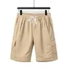 Shorts Deportivos Casuales de Verano para Hombre, Transpirables, Holgados, de Trabajo, Multibolsillos, Rectos, para Sentadillas, Jogging, Europeos y Americanos, Transfronterizos