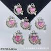 Pingente de Liga Laço Estrela Lua Amor Flor DIY Feito à Mão Contas Brincos Pulseira Colar Acessórios Material