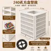 Caixa de Armazenamento de Miçangas Perler para Mesa Prateleira Organizadora Compartimentada Rotatória de Miçangas Perler Prateleira de Armazenamento de Grande Capacidade Prateleira de Exibição