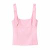 Aliexpress Primavera y Verano Lazo Elástico Nuevo Top para Mujer Decoración de Cintura Simple y de Moda