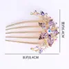 Peine, Pasador, Pinza para el Cabello, Accesorio para el Cabello, Flor para el Cabello, Peine de Inserción, Adorno de Cristal para el Cabello, Joyería de Aleación, Accesorio de Pasador para el Cabello de Mujer Adulta
