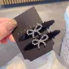 Pinza de Pato con Lazo de Circonita de Moda Estilo Coreano, Pinza Lateral de Moda, Pasador, Clip para Flequillo Estilo Nuevo