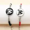 Moda Transfronteiriça Borboleta Luminosa Aço Inoxidável Pedra do Tempo Pulseira Par de Casal Pulseira Trançada Dia dos Namorados