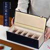 Marfil Hueso Aguja Tela Azul Caja Brocada Multitaza Jade Antiguo Almacenamiento Olla de Arcilla Púrpura Taza Maestra Incorporada Caja de Embalaje