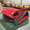 Cortador de Grama Autopropelido com Controle Remoto Totalmente Automático, Máquina de Limpeza de Terreno e Capina a Gasolina e Diesel, Triturador de Grama para Pomares e Terrenos Baldios